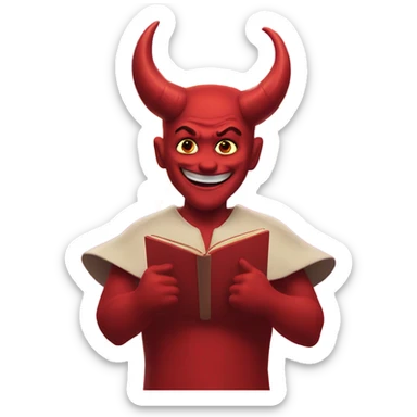 Thankful Devil sticker