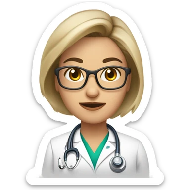 Doctora oftalmologa sticker