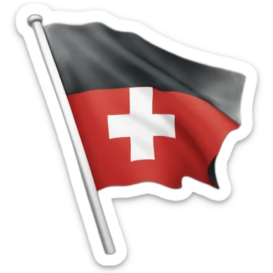 Canton fribourg (Switzerland) flag sticker