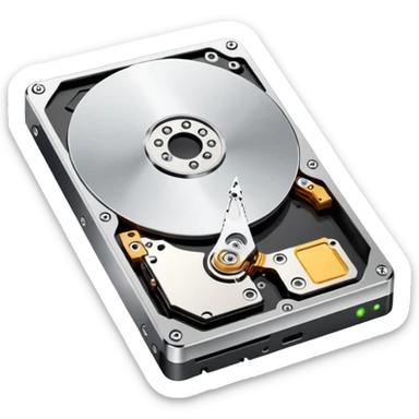 Hard Disk sticker
