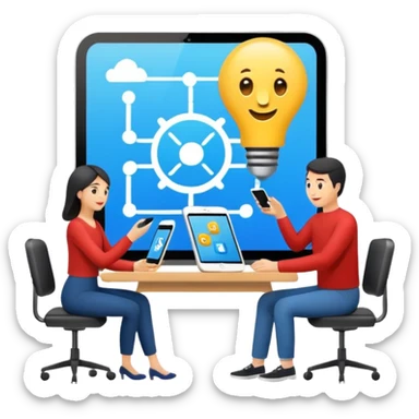 AI usage in partnership marketing sticker