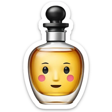 bottle of perfume (no face) sticker