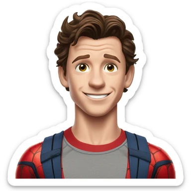 Tom holland spiderman sticker