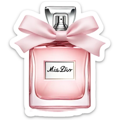 Miss dior perfume sticker