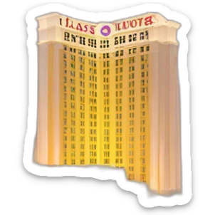Las Vegas hotel sticker