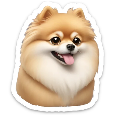 pomeranian  sticker