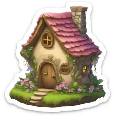 Fairy house  sticker