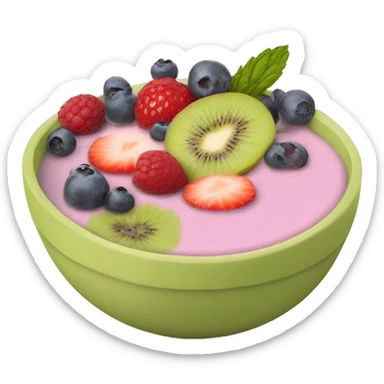 Smoothie bowl sticker