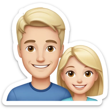 Michael and Abby married  sticker