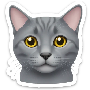 a chartreux sticker