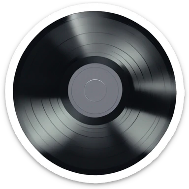 Vinyl record sticker