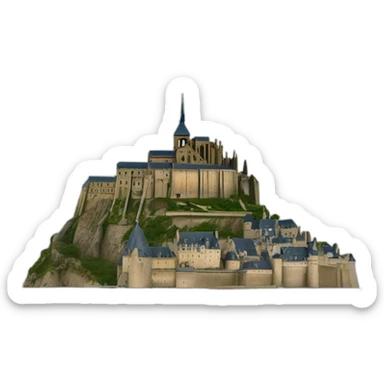 Mont saint Michel sticker