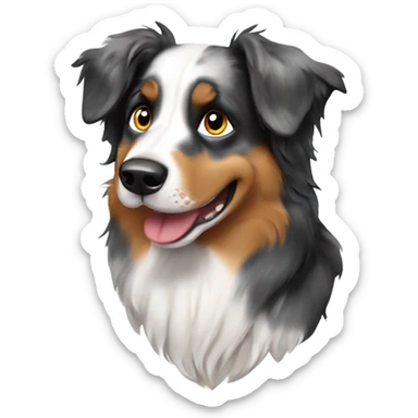 Merle Australian Shepard sticker