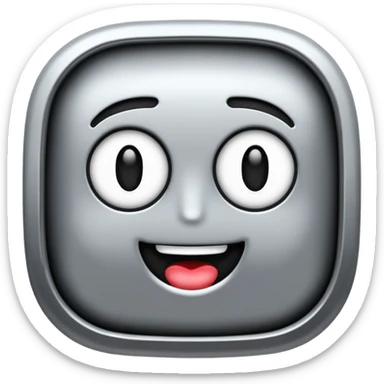 the classic fast forward emoji ⏩  in black and white sticker