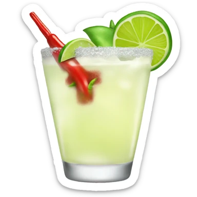 margarita with chilli please no lime sticker