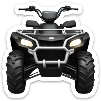 black atv sticker