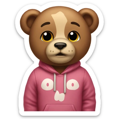 Ositos abrazándose  sticker