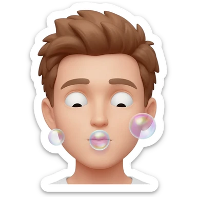 bubble blower sticker