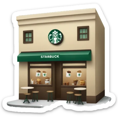 Café de starbucks sticker