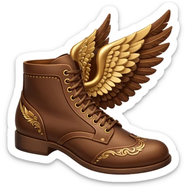 shoes with wings sticker