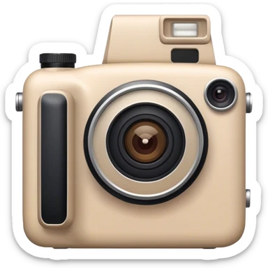 Camera beige sticker