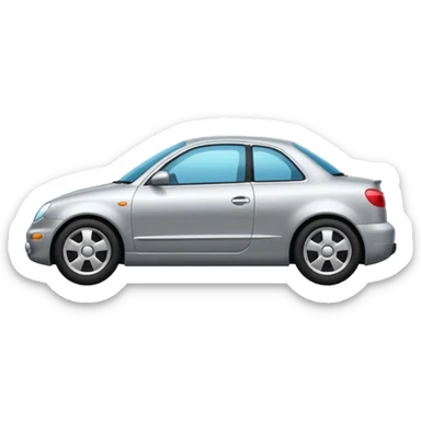 CARRO DE PERFIL sticker