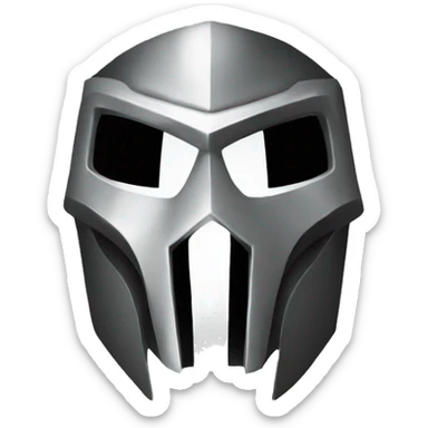 MF doom mask sticker