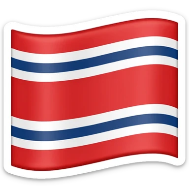 Sealand official flag simple sticker