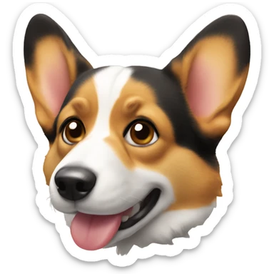 Corgi sticker