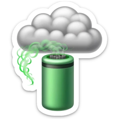 smoke coming out of a blunt sticker