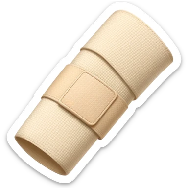 White-beige arm bandage wraps sticker