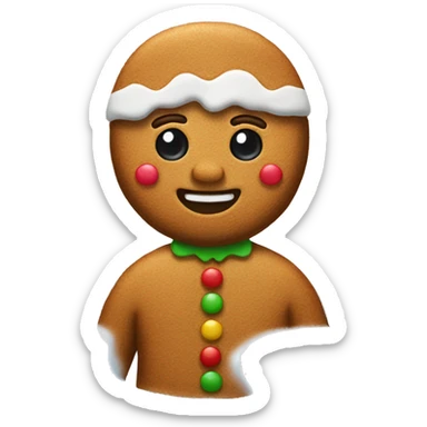 Gingerbread sticker