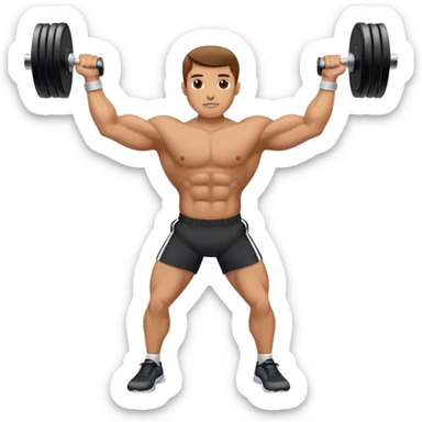 anterior deltoid dumbbell raise sticker