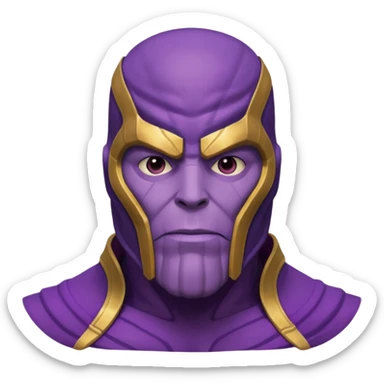 thanos from squid gam the k drama sticker