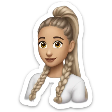 Ariana Grande realist sticker