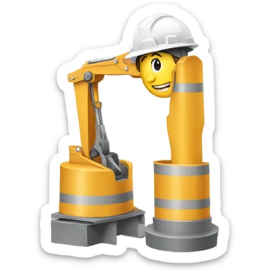 Obra en construccion sticker