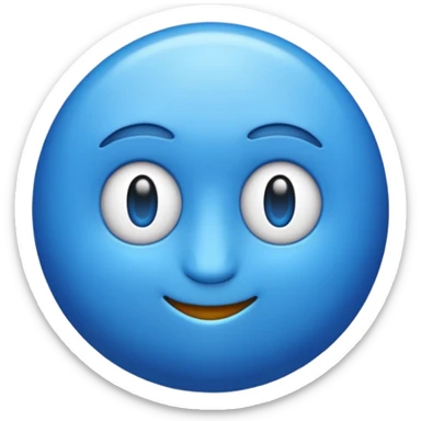 un emoji azul tipico de los numeros que diga que diga 6°2, basate en el emoji del numero 6  sticker