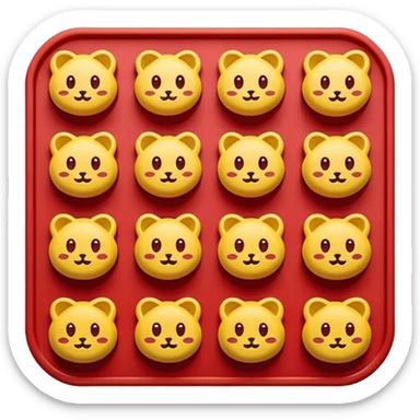 Silicone cake mold sticker