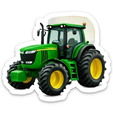 tractor john deere pulgar hacia arriba sticker