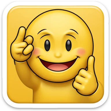 smiley face flipping you off sticker