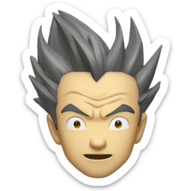 Dragonball supersayan sticker