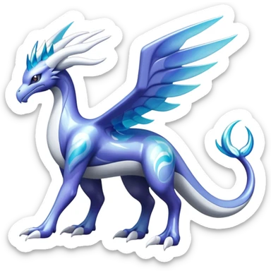 lugia-dialga-suicune-hybrid, marbled glass markings, full body sticker