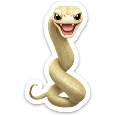 Balança com cobra  sticker