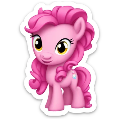 pinkie-pie pony sticker
