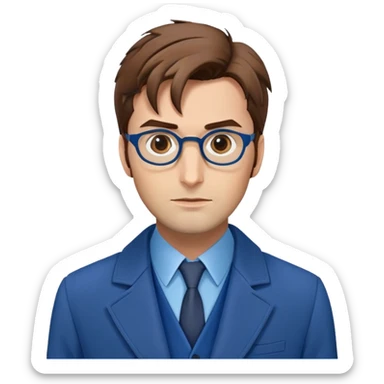 Doctor Who from tv show doctor who tenth Doctor sticker