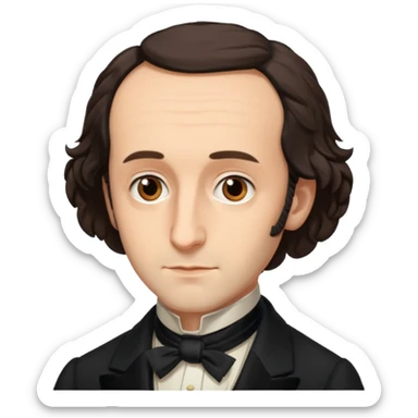 Felix Mendelssohn composer sticker