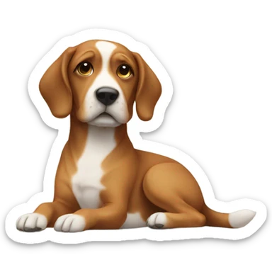   Swollen feet on dog sticker