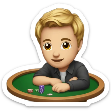 poker newbie sticker