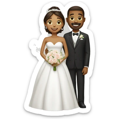 wedding sticker