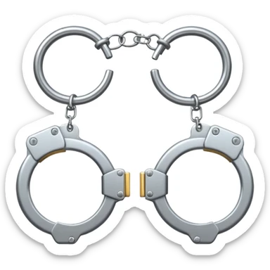 anime handcuffs sticker